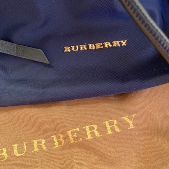 Authentic Burberry Navy rucksack backpack - Picture 3 of 7